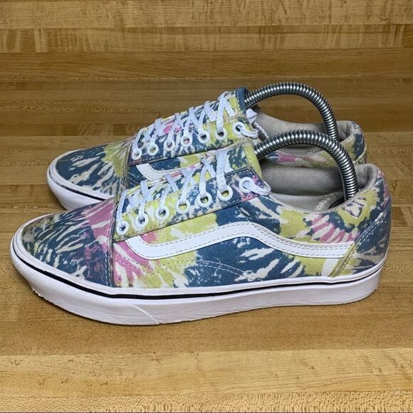 Vans Comfy Cush Old Skool Tie Dye Lace Up Shoes 6.5MEN/ 8 WOMEN 500383 - Picture 2 of 11